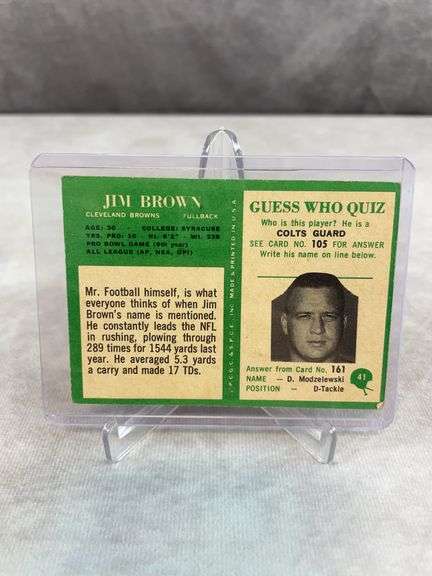 1966 Philadelphia Jim Brown