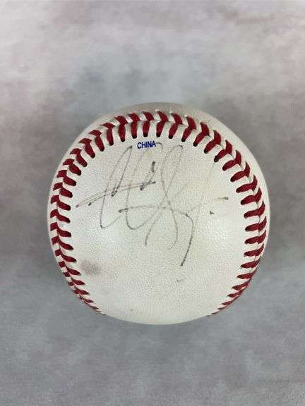 CC Sabathia, Kenny Lofton & ??? Signed Rawlings Baseball