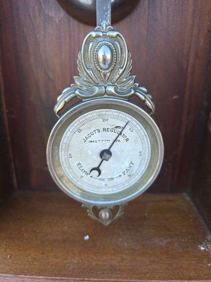 1874 F. KROEBER PARISIAN 8 DAY MANTLE CLOCK RUNS, NO KEY
