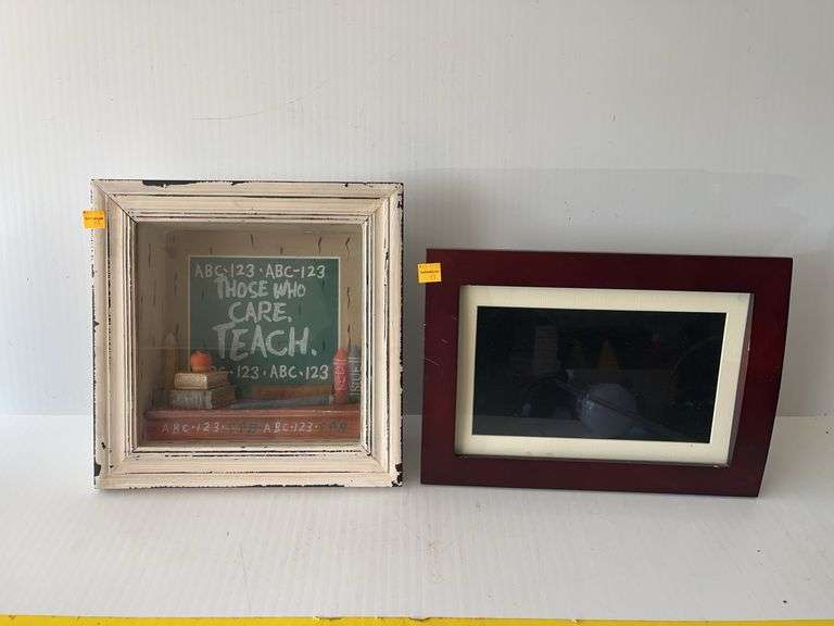 School Shadow Box and Picture Frame