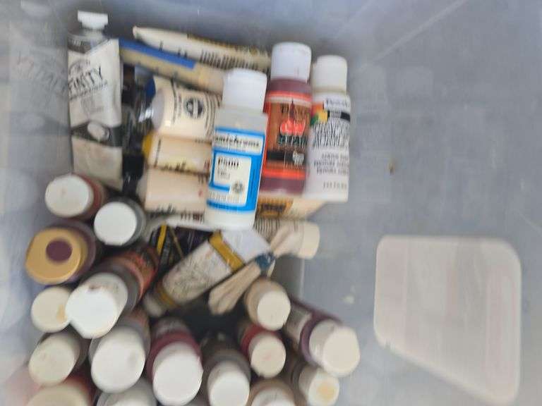 LOT OF PAINTS AND MISC