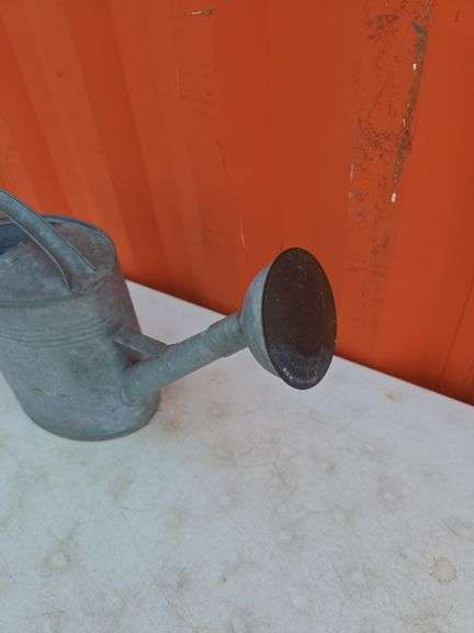 GALVANIZED WATERING CAN