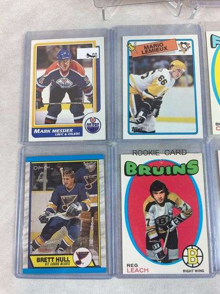 Vintage Hockey lot of 10 w/ Howe, Orr, Lemieux, Clarke, Gretzky, Messier, Plante