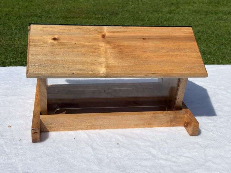 Homemade Wooden Bird Feeder