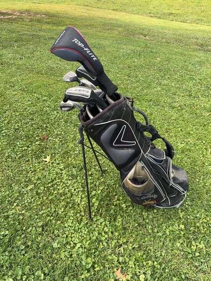 Cobra Golf Clubs w/ Callaway Bag and Top Flight Driver