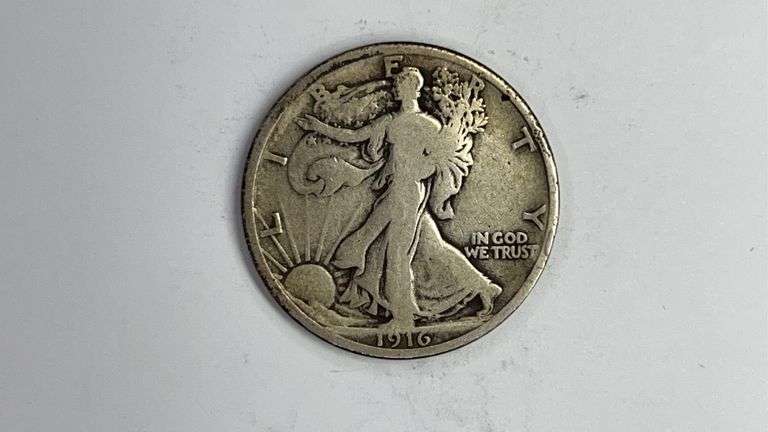 1916 Walking Liberty Half Dollar