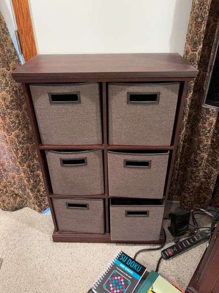 Wooden organizer 26” x 12.5” x 39”