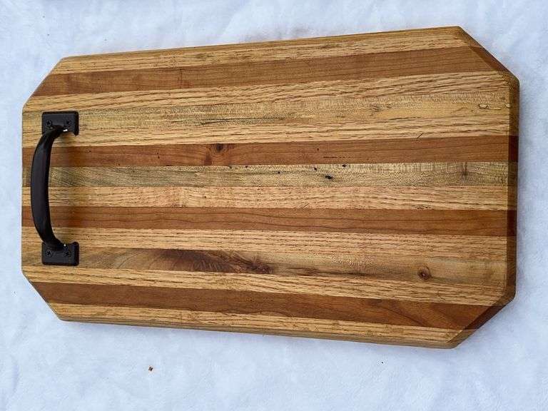(2) Homemade Wooden Charcuterie Boards