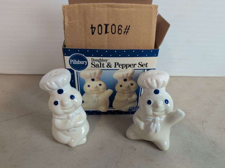 Pillsbury Doughboy salt and pepper set
