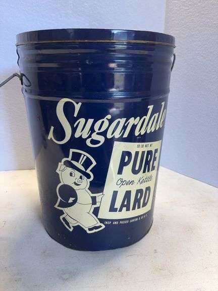 Sugardale Lard Tin