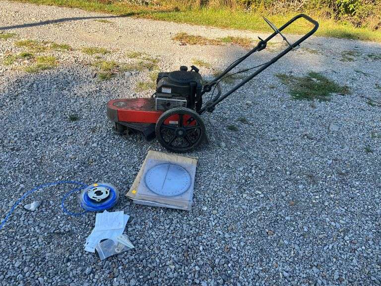 DR String Trimmer/Mower w/ Blade Attachment