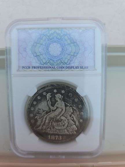 1873 TRADE DOLLAR REPRODUCTION COIN