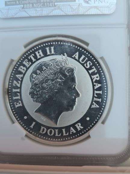 2001 AUSTRALIAN SILVER KOOKABURRA NGC MS63
