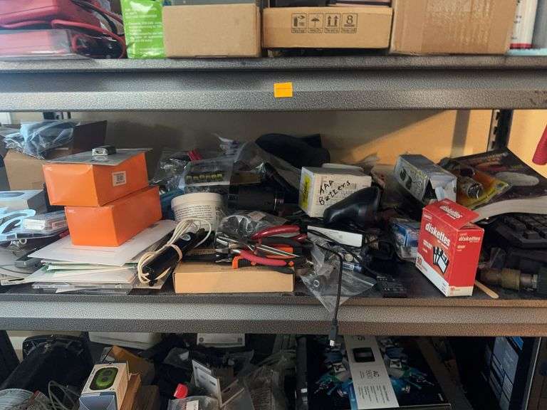 Misc Household, Electronics on Shelf