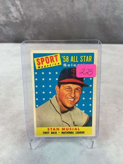 1958 Topps Stan  Musial All-Star card