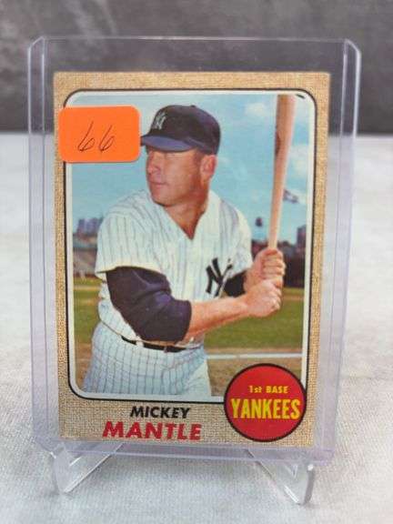 1968 Topps Mickey Mantle, VG-VG+