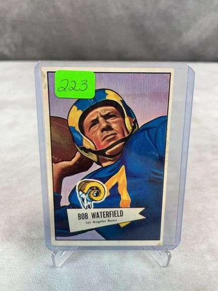 1952 Bowman football large : Bob Waterfield