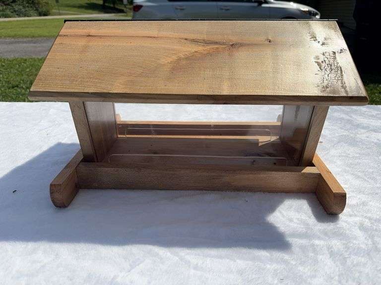 Homemade Wooden Bird Feeder
