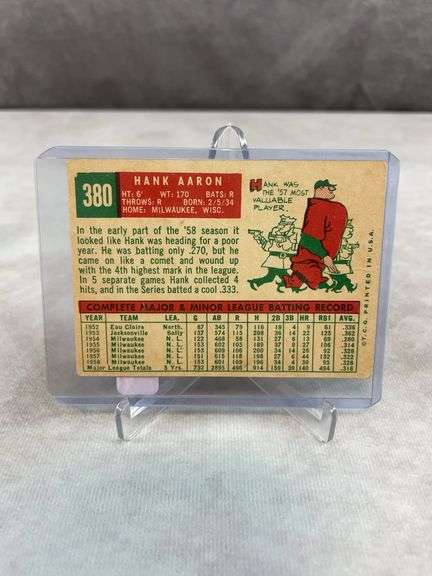 1959 Topps Hank Aaron