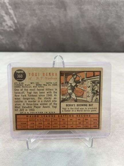 1962 Topps Yogi Berra