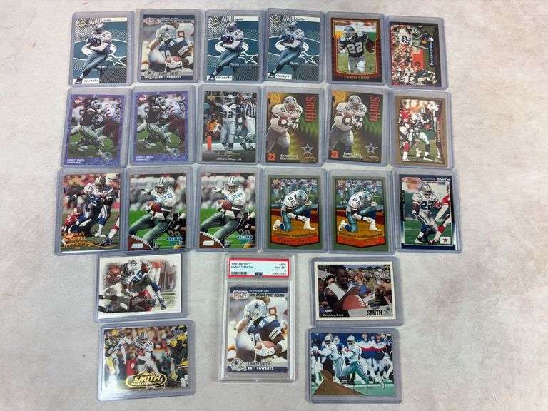 23 Card Emmitt Smith Lot- Rookies Included