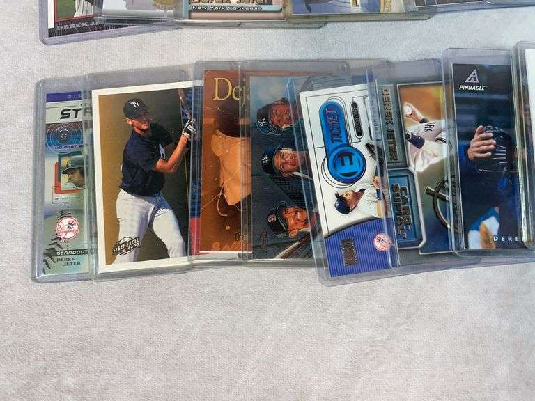 70+ Derek Jeter Card Lot: Rookies, Inserts - All Top Loaded