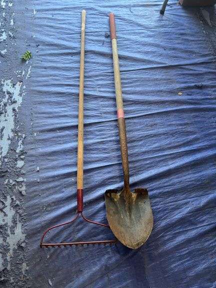 Garden Shovel & Rake