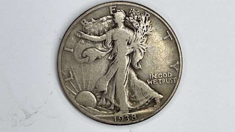 1938-D Walking Liberty Half Dollar