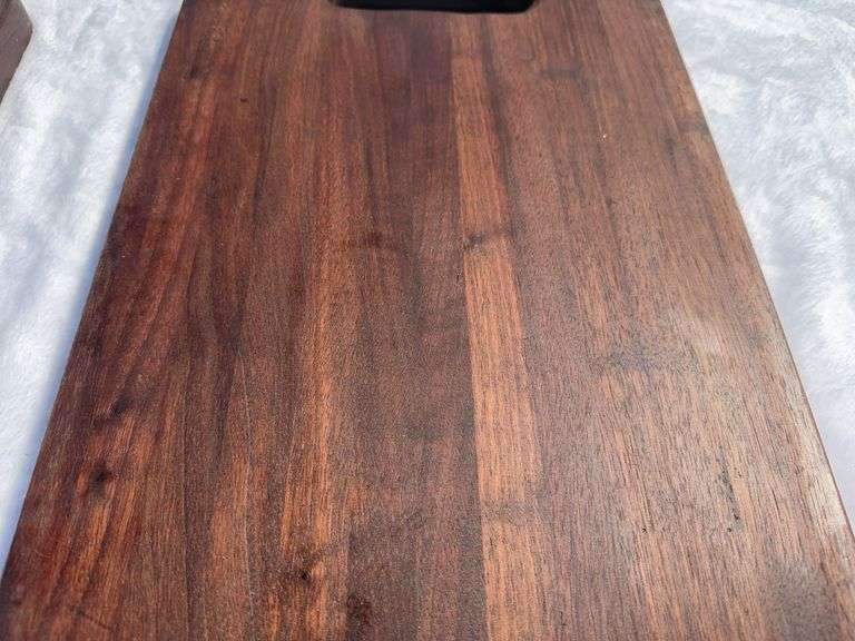 (2) Homemade Wooden Charcuterie Boards