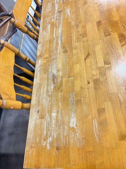 Dining Table w/6 Chairs 60”W 34” D 29” H