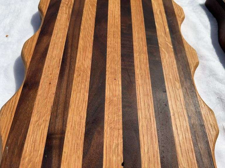 (2) Homemade Wooden Charcuterie Boards