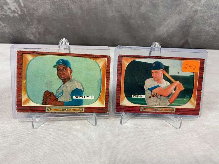 1955 Bowman Baseball: Harvey Kuenn & Don Newcombe