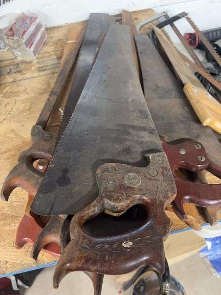 Lg Lot of Hand Saws -15
