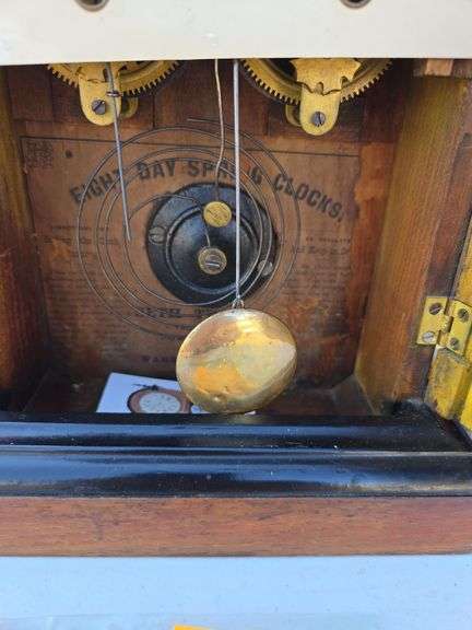 SETH THOMAS CITY SERIES CINCINNATI 1890'S WINDUP CLOCK