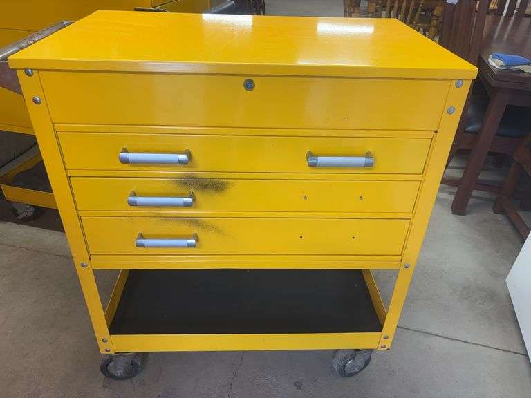 Metal Toolbox 38”W 40” H 21” D