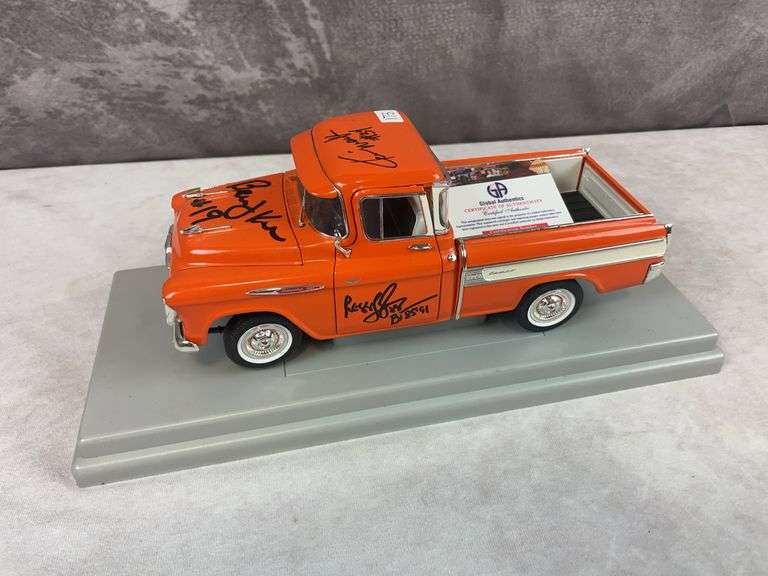 Browns Signed Truck - Kosar, Rucker, Mack & Byner