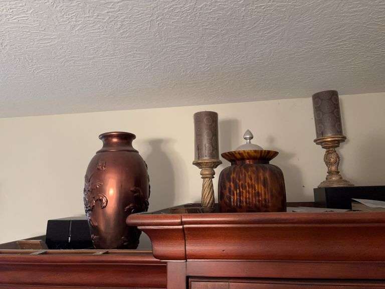 Vases and candles