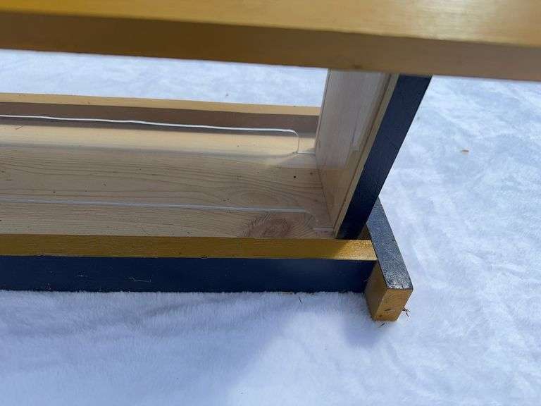 Homemade WVU Wooden Bird Feeder