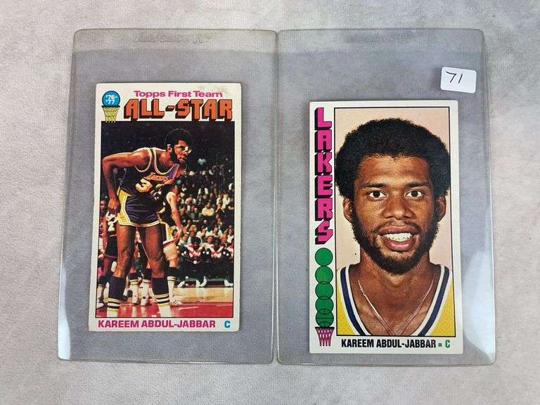 1976-77 Topps Kareem Abdul-Jabbar #100 & #126