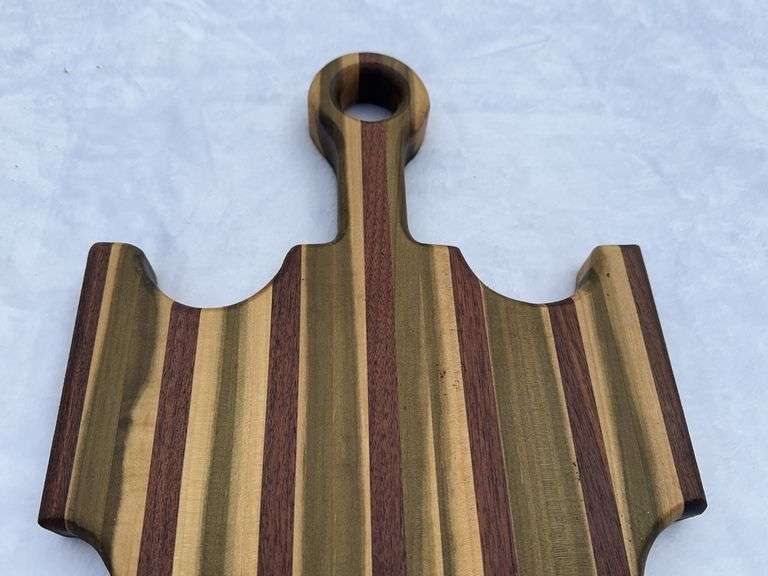 (2) Homemade Wooden Charcuterie Boards