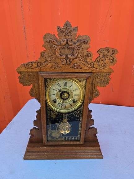 E.N. WELCH 1897 MANTLE CLOCK WORKS