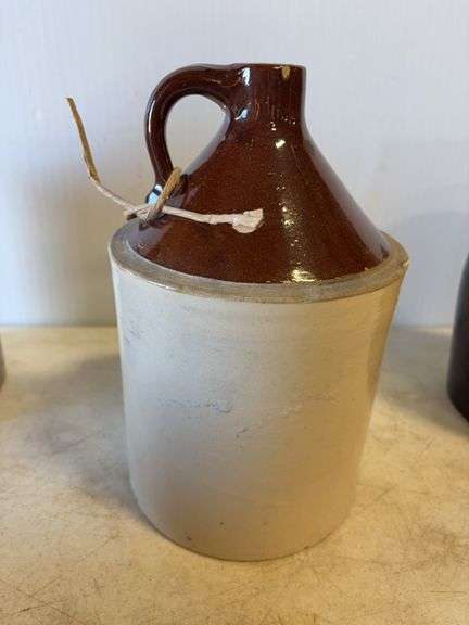 (5) pottery/ceramic vases and jugs