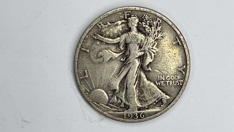 1936-S Walking Liberty Half Dollar