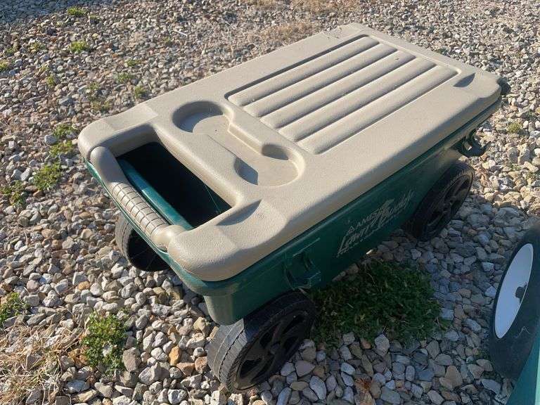 Yard About and Ames lawn buddy yard carts