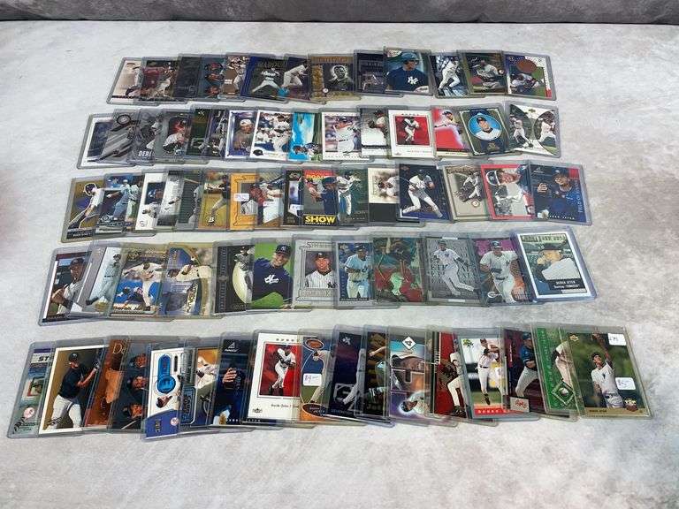 70+ Derek Jeter Card Lot: Rookies, Inserts - All Top Loaded