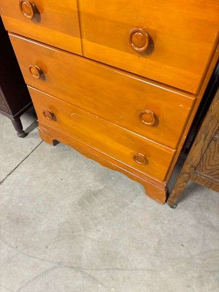 Wooden Dresser 47” H 30” W 19” D