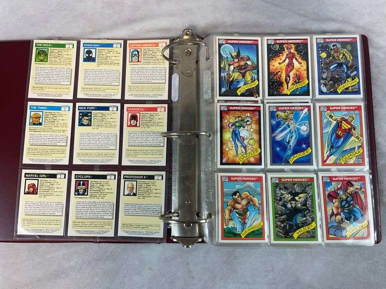 1990 Marvel Comics Complete Set - 1-162