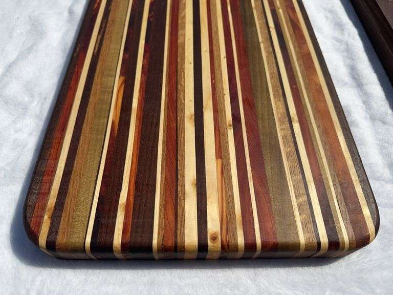 (2) Homemade Wooden Charcuterie Boards