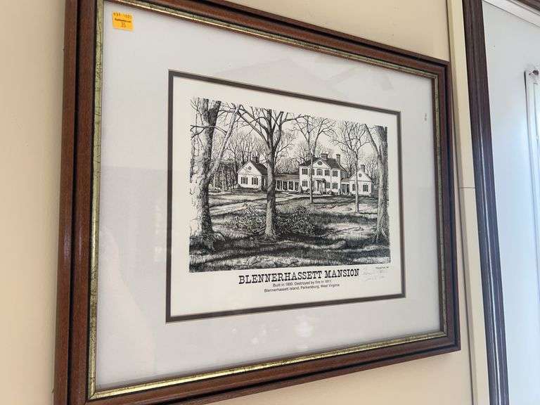 Blennerhassett Mansion Framed Artwork