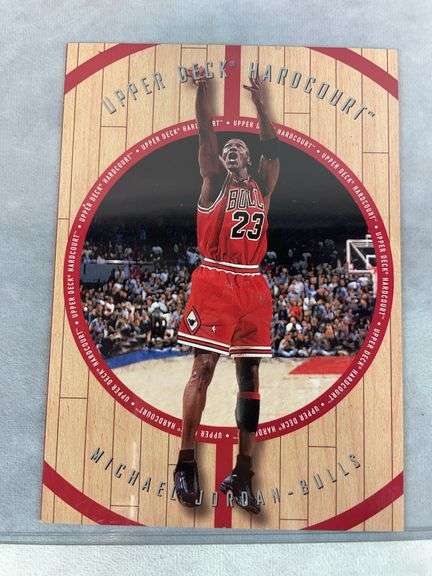 2 Card 1998 Upper Deck Hardcourt Michael Jordan Jumbo Lot